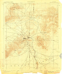 Randsburg California Historical topographic map, 1:62500 scale, 15 X 15 Minute, Year 1903