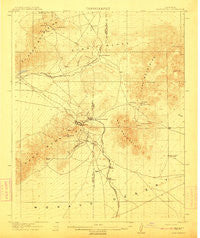 Randsburg California Historical topographic map, 1:62500 scale, 15 X 15 Minute, Year 1912