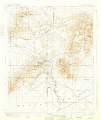 Randsburg California Historical topographic map, 1:62500 scale, 15 X 15 Minute, Year 1912