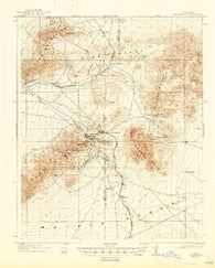 Randsburg California Historical topographic map, 1:62500 scale, 15 X 15 Minute, Year 1912