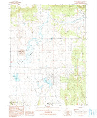Rattlesnake Butte California Historical topographic map, 1:24000 scale, 7.5 X 7.5 Minute, Year 1990