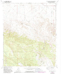Rattlesnake Canyon California Historical topographic map, 1:24000 scale, 7.5 X 7.5 Minute, Year 1972