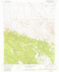 Rattlesnake Canyon California Historical topographic map, 1:24000 scale, 7.5 X 7.5 Minute, Year 1972
