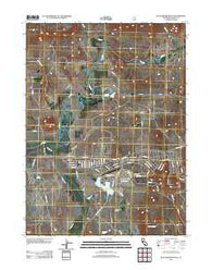 Rattlesnake Butte California Historical topographic map, 1:24000 scale, 7.5 X 7.5 Minute, Year 2012