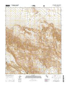 Rattlesnake Canyon California Current topographic map, 1:24000 scale, 7.5 X 7.5 Minute, Year 2015