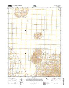 Ravendale California Current topographic map, 1:24000 scale, 7.5 X 7.5 Minute, Year 2015
