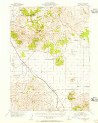 Ravendale California Historical topographic map, 1:62500 scale, 15 X 15 Minute, Year 1954