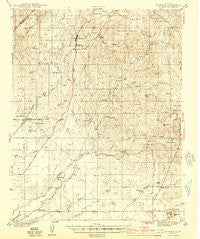 Raymond California Historical topographic map, 1:62500 scale, 15 X 15 Minute, Year 1944