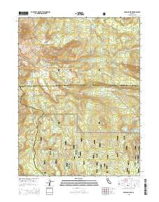 Reading Peak California Current topographic map, 1:24000 scale, 7.5 X 7.5 Minute, Year 2015