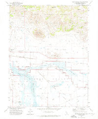 Reconnaissance Peak California Historical topographic map, 1:24000 scale, 7.5 X 7.5 Minute, Year 1972