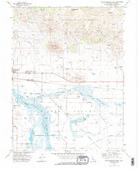 Reconnaissance Peak California Historical topographic map, 1:24000 scale, 7.5 X 7.5 Minute, Year 1972