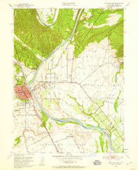Red Bluff East California Historical topographic map, 1:24000 scale, 7.5 X 7.5 Minute, Year 1951
