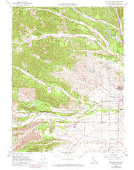 Red Bluff West California Historical topographic map, 1:24000 scale, 7.5 X 7.5 Minute, Year 1951