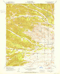Red Bluff West California Historical topographic map, 1:24000 scale, 7.5 X 7.5 Minute, Year 1951