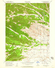 Red Bluff West California Historical topographic map, 1:24000 scale, 7.5 X 7.5 Minute, Year 1951