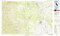Red Bluff California Historical topographic map, 1:100000 scale, 30 X 60 Minute, Year 1979