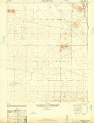 Red Buttes California Historical topographic map, 1:24000 scale, 7.5 X 7.5 Minute, Year 1947