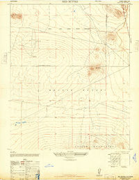 Red Buttes California Historical topographic map, 1:24000 scale, 7.5 X 7.5 Minute, Year 1947