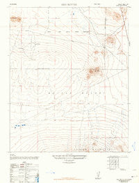Red Buttes California Historical topographic map, 1:24000 scale, 7.5 X 7.5 Minute, Year 1947