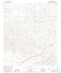 Red Canyon California Historical topographic map, 1:24000 scale, 7.5 X 7.5 Minute, Year 1986