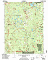 Red Cinder California Historical topographic map, 1:24000 scale, 7.5 X 7.5 Minute, Year 1995
