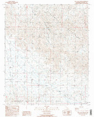 Red Cloud Canyon California Historical topographic map, 1:24000 scale, 7.5 X 7.5 Minute, Year 1986