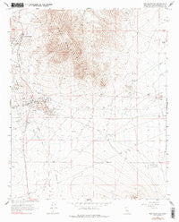 Red Mountain California Historical topographic map, 1:24000 scale, 7.5 X 7.5 Minute, Year 1967