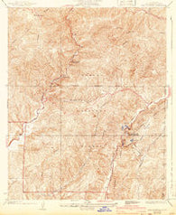 Red Mountain California Historical topographic map, 1:24000 scale, 7.5 X 7.5 Minute, Year 1936