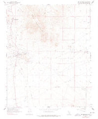 Red Mountain California Historical topographic map, 1:24000 scale, 7.5 X 7.5 Minute, Year 1967