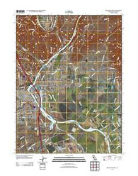 Red Bluff East California Historical topographic map, 1:24000 scale, 7.5 X 7.5 Minute, Year 2012