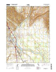 Red Bluff East California Current topographic map, 1:24000 scale, 7.5 X 7.5 Minute, Year 2015