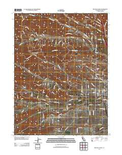 Red Bluff West California Historical topographic map, 1:24000 scale, 7.5 X 7.5 Minute, Year 2012