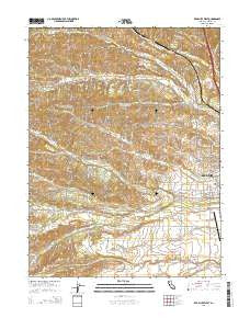 Red Bluff West California Current topographic map, 1:24000 scale, 7.5 X 7.5 Minute, Year 2015