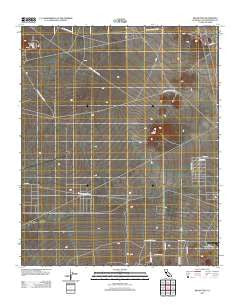 Red Buttes California Historical topographic map, 1:24000 scale, 7.5 X 7.5 Minute, Year 2012