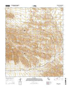 Red Canyon California Current topographic map, 1:24000 scale, 7.5 X 7.5 Minute, Year 2015