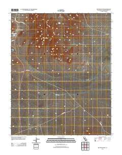 Red Mountain California Historical topographic map, 1:24000 scale, 7.5 X 7.5 Minute, Year 2012