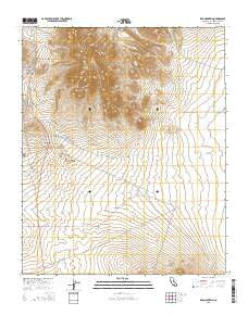 Red Mountain California Current topographic map, 1:24000 scale, 7.5 X 7.5 Minute, Year 2015
