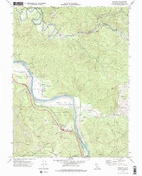 Redcrest California Historical topographic map, 1:24000 scale, 7.5 X 7.5 Minute, Year 1969