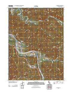 Redcrest California Historical topographic map, 1:24000 scale, 7.5 X 7.5 Minute, Year 2012