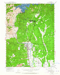 Redding California Historical topographic map, 1:62500 scale, 15 X 15 Minute, Year 1944
