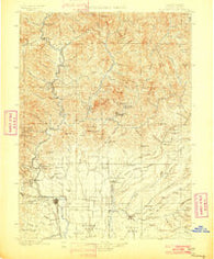 Redding California Historical topographic map, 1:125000 scale, 30 X 30 Minute, Year 1901