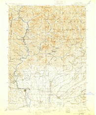 Redding California Historical topographic map, 1:125000 scale, 30 X 30 Minute, Year 1901