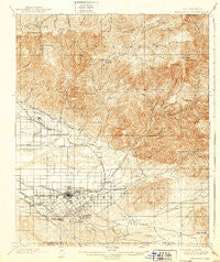 Redlands California Historical topographic map, 1:62500 scale, 15 X 15 Minute, Year 1901