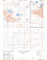 Redman School California Historical topographic map, 1:24000 scale, 7.5 X 7.5 Minute, Year 1947