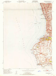 Redondo Beach California Historical topographic map, 1:24000 scale, 7.5 X 7.5 Minute, Year 1951