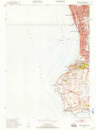 Redondo Beach California Historical topographic map, 1:24000 scale, 7.5 X 7.5 Minute, Year 1951