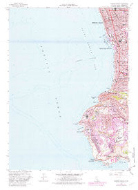Redondo Beach California Historical topographic map, 1:24000 scale, 7.5 X 7.5 Minute, Year 1963