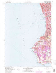 Redondo Beach California Historical topographic map, 1:24000 scale, 7.5 X 7.5 Minute, Year 1963