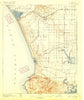 Redondo California Historical topographic map, 1:62500 scale, 15 X 15 Minute, Year 1896