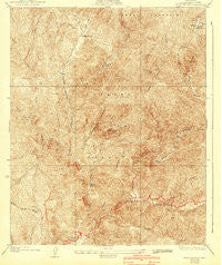 Redrock Mountain California Historical topographic map, 1:24000 scale, 7.5 X 7.5 Minute, Year 1936